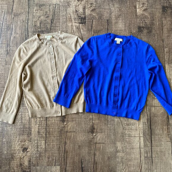 Michael Kors Collection Featherweight Cashmere Cardigan in Cobalt, Size XS - Picture 10 of 10